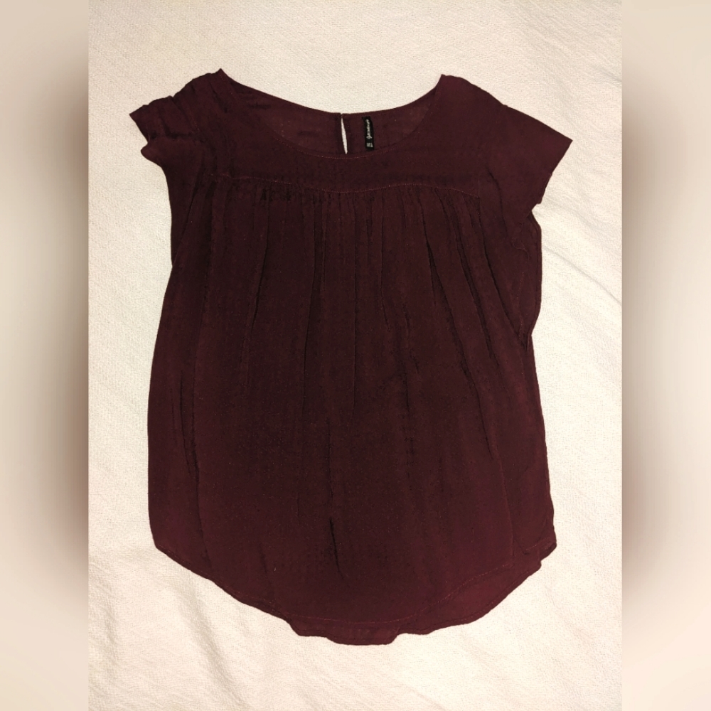 Burgundy Blouse 🍒♥️